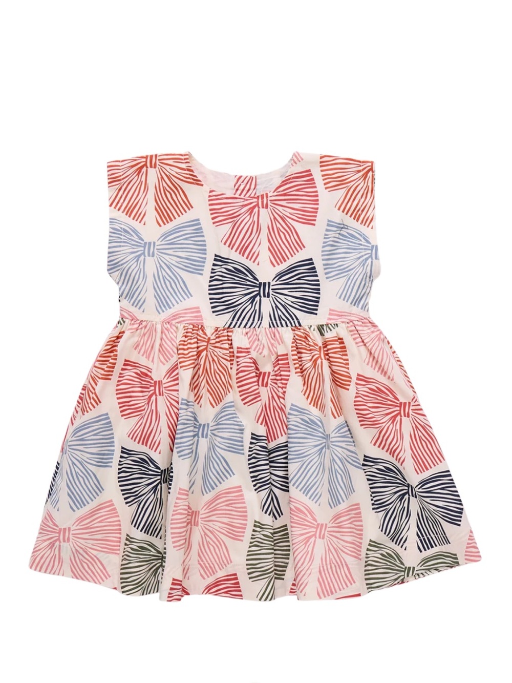 Pink Chicken Girls Adaline Pink Bow-Print Dress, Size 3T